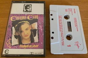 CULTURE CLUB Kissing To Be Clever TVC-2232 RARE 1982 UK CASSETTE Red Lettering - Picture 1 of 4