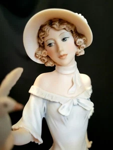 Giuseppe Armani FLY AWAY  Lady With Dove 12"Tall Figurine#1838F Very Nice. RARE! - Picture 1 of 22
