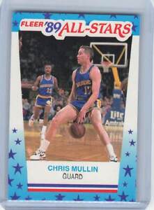 1989 Fleer #9 Chris Mullin Stickers Near mint or better
