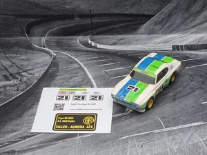 AURORA AFX Repro Paper Sticker Ford Capri RS 2600 #21 - Picture 1 of 7