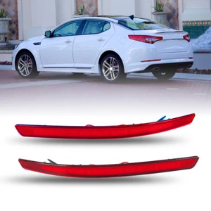 Pair Rear Bumper Reflector Lights For Kia K5 Optima 2011 2012 2013 Brake Lamps - Picture 1 of 10