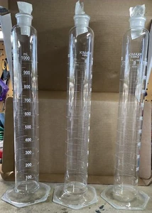 Kimble Kimax Verlaufsmischzylinder 1000 ml, Glasstopfen, 20039, 3er Pack - Bild 1 von 6
