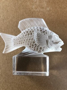 1930 Rene Lalique "BARBILLON" Poisson Fish paperweight PREWAR** RARE**NEAR MINT - Picture 1 of 5