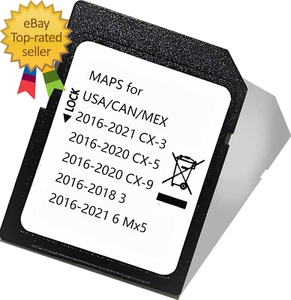 Latest Navigation SD Card, Compatible With:(2016-21)-Cx3. (2016-20)-Cx5. - Picture 1 of 6