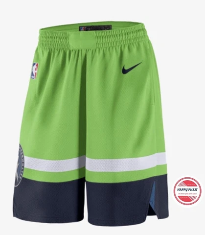 Nike NBA Minnesota Timberwolves Authentic Game Shorts Size 30 Small AJ5624-313 Cover