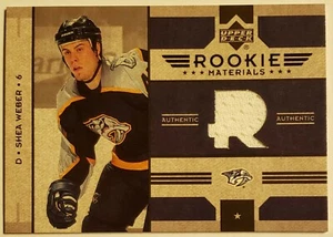 2006-07 Upper Deck Rookie Materials #RMSW Shea Weber Jsy (Nashville Predators) - Picture 1 of 1