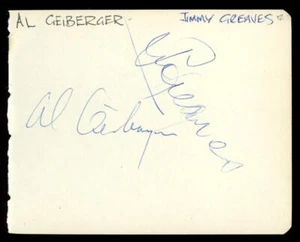 JIMMY GREAVES signed album page | English Football/Soccer - autograph - Picture 1 of 1
