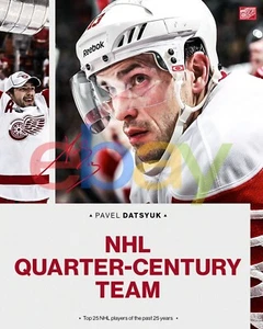 Pavel Datsyuk NHL Quarter Century Team Detroit Red Wings 8x10 NHL Hockey Photo - Picture 1 of 1