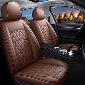For Chevrolet Malibu , Full Wrap Around Car Seat Cover 5 Seater PU Leather - Picture 1 of 17