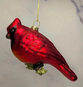 Robert Stanley Glass Christmas 2020 Heartland Holiday Red Cardinal - Picture 1 of 5