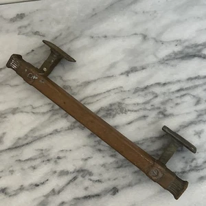 Antique Architectural Towel Holder Bar Romanesque Copper Brass Wall Mount RARE - Picture 1 of 18