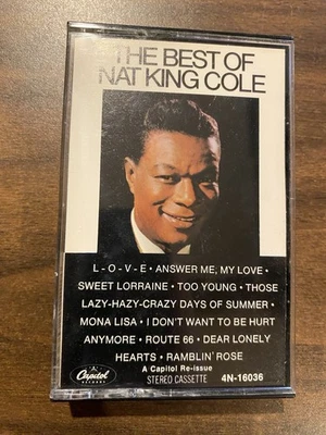 Nat King Cole – The Best of Nat King Cole (Capitol, AN-16036) Cassette VG+/EX - Image 1 of 4