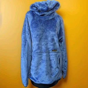 Melanzana Purple Hi Loft Fuzzy Neptune Mens Large Hoodie - Picture 1 of 5