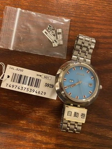 Citizen Crystal Seven Tiffany Blue Dial Rare Vintage Watch Working Condition - Picture 1 of 8