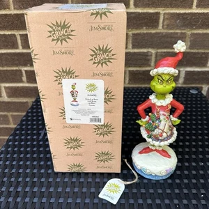 Jim Shore The Grinch Dr. Seuss Santa with Scene On Shirt 9" Figur 6002065 Rarität - Bild 1 von 8