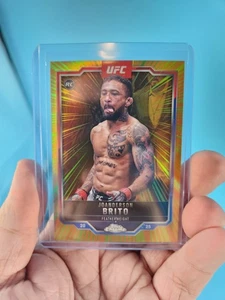 Joanderson Brito 2025 Topps Chrome UFC Radiating Rookies SSP RRS-1 Featherweight - Picture 1 of 2