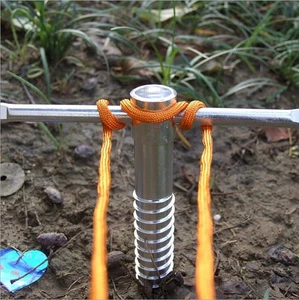 Legierung Hering Beteiligung Campingplatz Himmelspiral Heringe Outdoor Reise - Picture 1 of 3