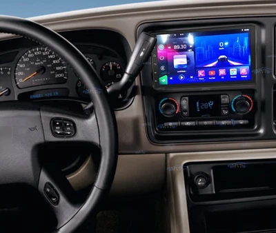 Android 15 CarPlay For GMC Yukon Denali 2004 2005 2006 Car Radio GPS SWC Stereo Foto 1 de 4