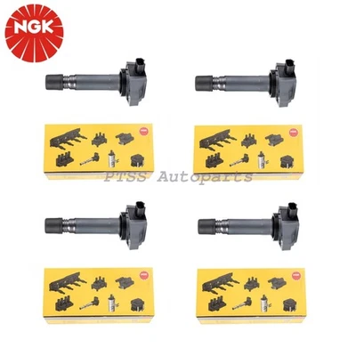 4 pcs OEM U5081 30520RNAA01 NGK Ignition Coil For Honda CIVIC Accord City CRV - Image 1 of 4