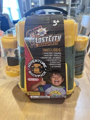 Ryan's World Lost City Adventures Adventure Backpack Playset New Sealed - Image 1 of 2