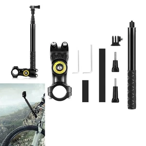 Kamera Selfie Stick Einbeinstativ Mount Fahrrad Halterung Für Insta360 One X2/X3 - Picture 1 of 11