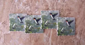 Juego de patrón de colibrí montaña rusa colibrí y pera - Imagen 1 de 2