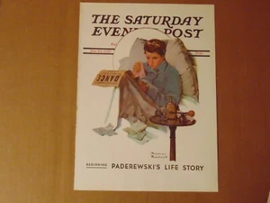 Saturday Evening Post Jan 23,1937  (REPRINT) Norman Rockwell (COVER ONLY)  - Bild 1 von 1