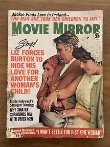 Movie Mirror Magazine Sept 1967 Elvis Presley Dean Martin Jackie Kennedy Sinatra - Picture 1 of 7