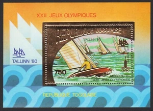Togo 1980 - Mi-N.o Bloque 158 A ** - Estampillada sin montar o nunca montada - Olimpia Moscú - Imagen 1 de 1