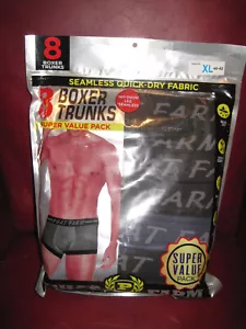Phat Farm Performance Men's Assorted Super Value 8 Pack Boxers Trunks Size XL - Picture 1 of 3