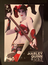 Harley Quinn DC Comics Super-Villains Bust 2nd Edition Black & Red Statue New