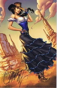 LEGEND OF OZ THE WICKED WEST #1 BLUERAINBOW EXCL LTD 500 NM J SCOTT CAMPBELL - Picture 1 of 1
