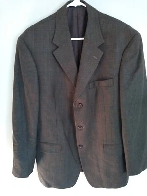 Andrew Fezza Hombres Blazer Chaqueta Talla 41R Marrón Cachemira Peinado Abrigo Deportivo Traje Foto 1 de 4