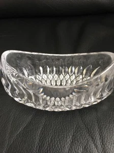 Cuenco ovalado en forma de barco de cristal de plomo Gorham Althea - Imagen 1 de 11