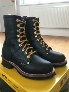 men's logger work boots