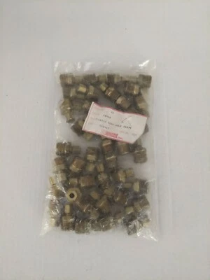 40 Pcs 1/4" OD x 1/2" Male Thread Brass Compression Strt. Ftg Holyoke #68-48 NEW - Image 1 of 4