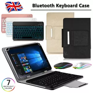 Backlit Keyboard Case Universal Mouse For iPad 6/7/8/9th/10th Gen Air 4 5 Pro 11 - Picture 1 of 56