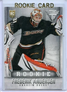 2013-14 Panini titanio al por menor #182 Frederik Andersen radiocontrol 105/299 - Imagen 1 de 2