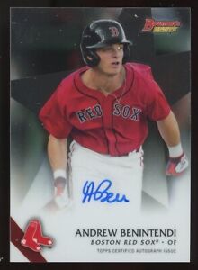 2015 Bowman's Best ANDREW BENINTENDI Best of 2015 On Card Auto RED SOX