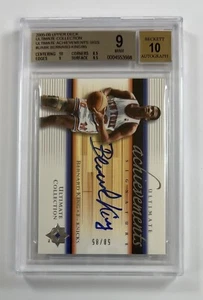 2005-06 Upper Deck Bernard King 58/85 BGS 9 Auto 10 GC42-3668 - Picture 1 of 2