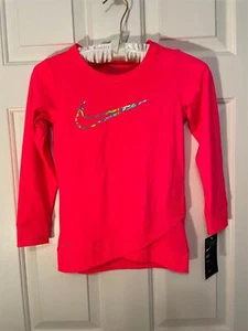 Girl's Nike Dry-Fit Sweatshirt Hot Pink 6 NWT - Picture 1 of 4