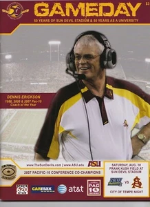 NAU Lumberjacks vs Arizona State Sun Devils Football Program 8/30/08 - Picture 1 of 1