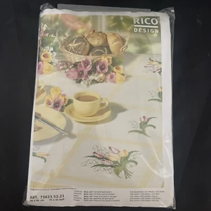 Rico Design Tischdecke Stickset Tulpen Frühling 73624 - Bild 1 von 2