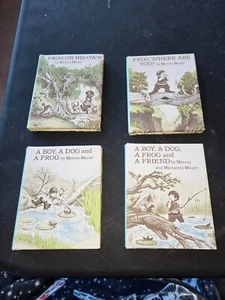 Four Frogs In A Box By Mercer Mayer (Hardcover Mini Book Box Set) 1967 - Imagen 1 de 8