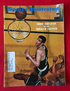 VINTAGE SPORTS ILLUSTRATED MAY 12TH 1968 JOHN HAVLICEK BOSTON CELTICS - Picture 1 of 3