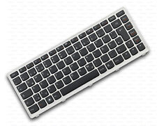Tastatur DE Schwarz mit Silberrahmen für IdeaPad U310 Serie