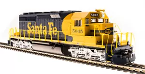 Broadway Limited 5361 HO EMD SD40-2, ATSF #5045, Blue & Yellow, Paragon3 New - Picture 1 of 9