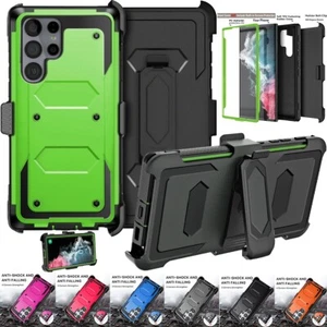 For Samsung Galaxy S22/Plus/Ultra 5G Rugged Case Shockproof Cover / Belt Clip - Bild 1 von 54