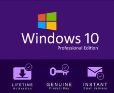 Microsoft Windows 10 Pro 32/64bit Genuine Retail Key - Immediate Delivery