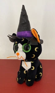 TY 2020 ❤ BEANIE BOOS ❤ Halloween PANDORA Cat - Soft Toy Plush - Picture 1 of 5